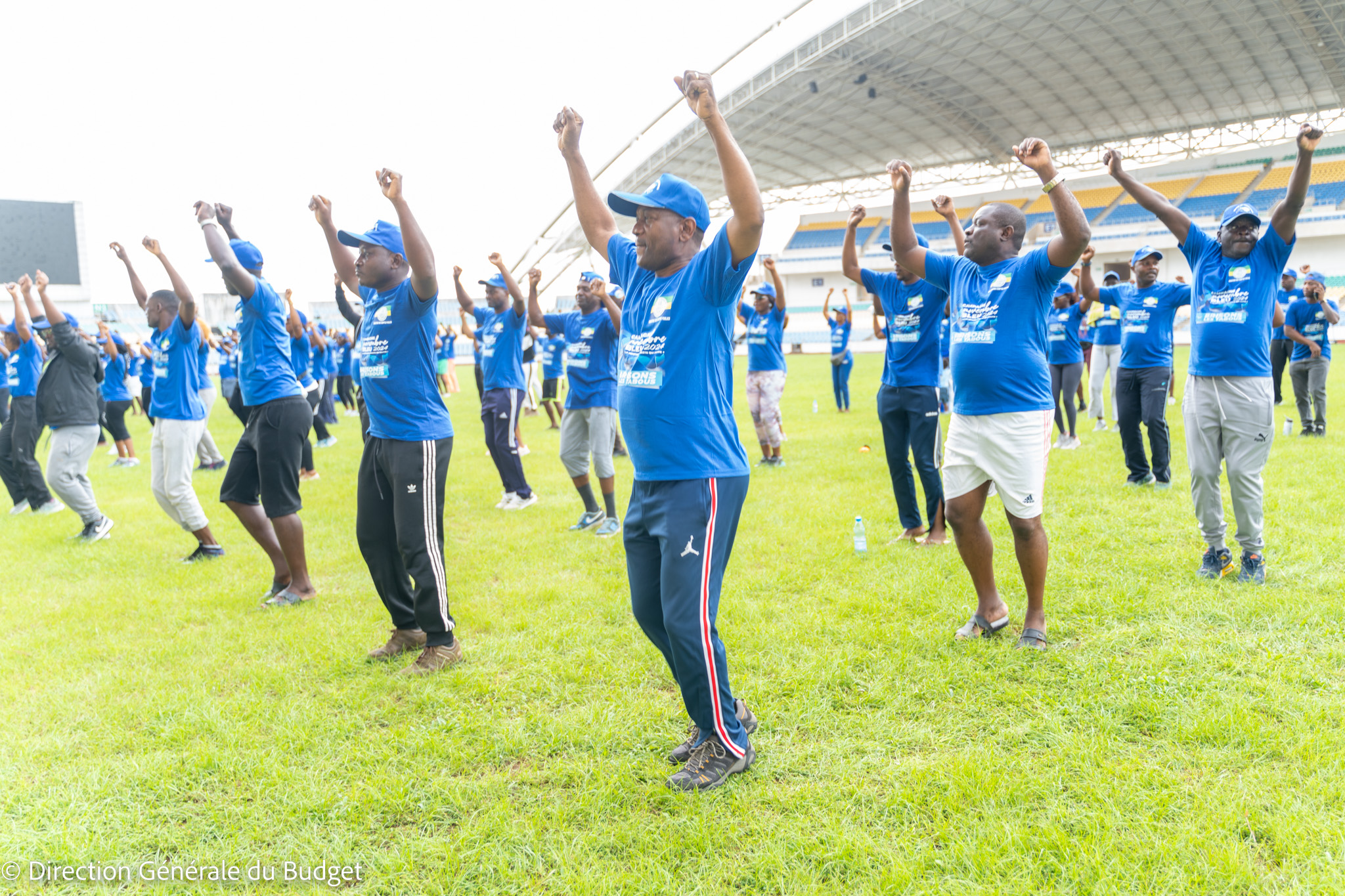 Ministère des Comptes Publics / Novembre Bleu / Libreville : Une journée sportive sous le signe de la lutte contre les cancers masculins